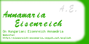 annamaria eisenreich business card
