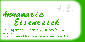 annamaria eisenreich business card